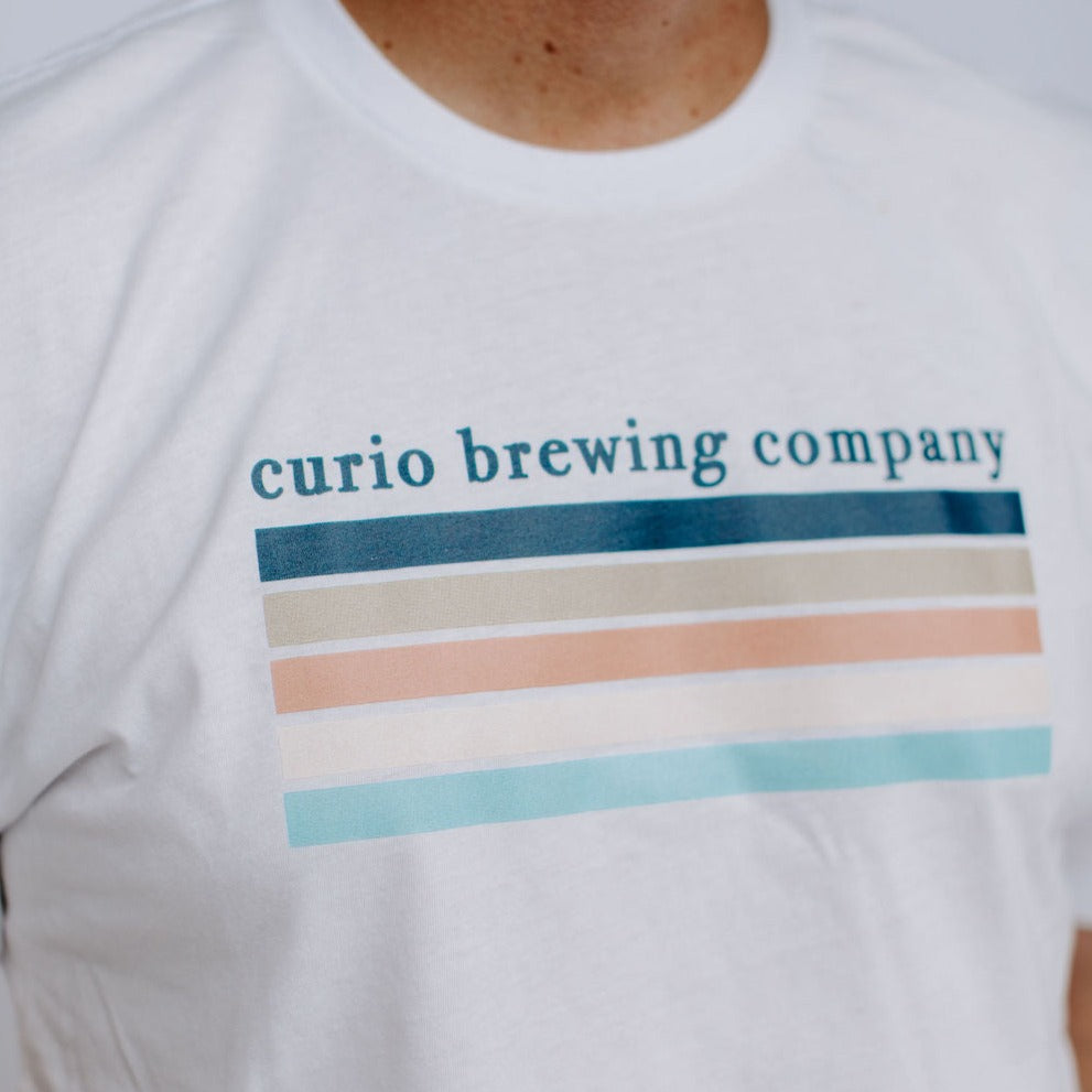 Curio Stripes T-Shirt - Curio Brewing Company