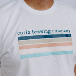 Curio Stripes T-Shirt - Curio Brewing Company